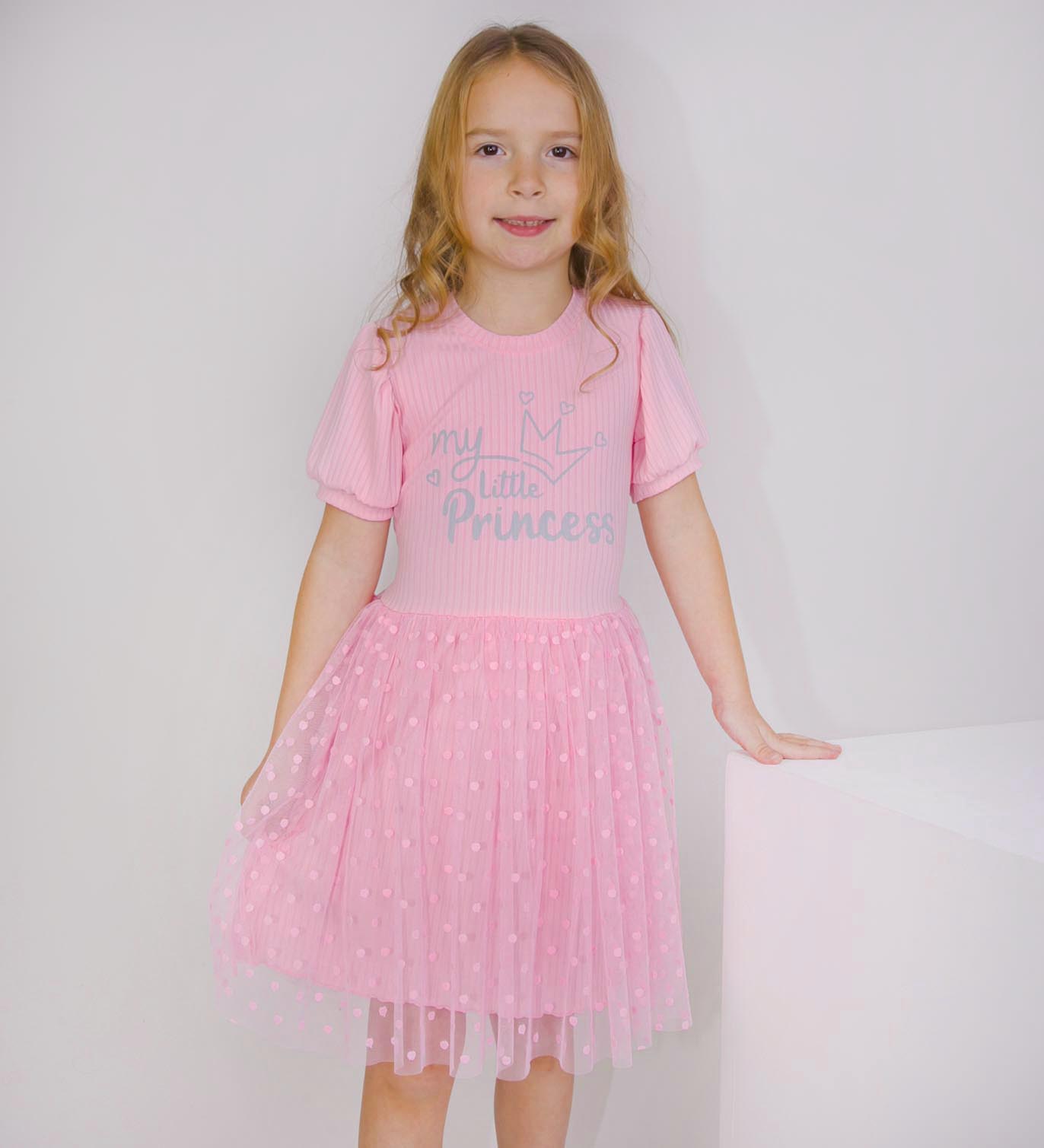 Платье принцесса 47 (28*34) розовый